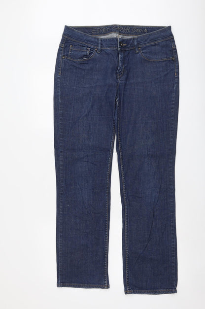 Womens UK Size 34 in Esprit Regular Fit Bootcut Blue Jeans