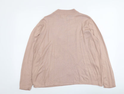 Womens UK Size XL Fay Louise Pink Pullover Jumper