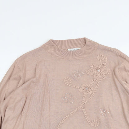 Womens UK Size XL Fay Louise Pink Pullover Jumper
