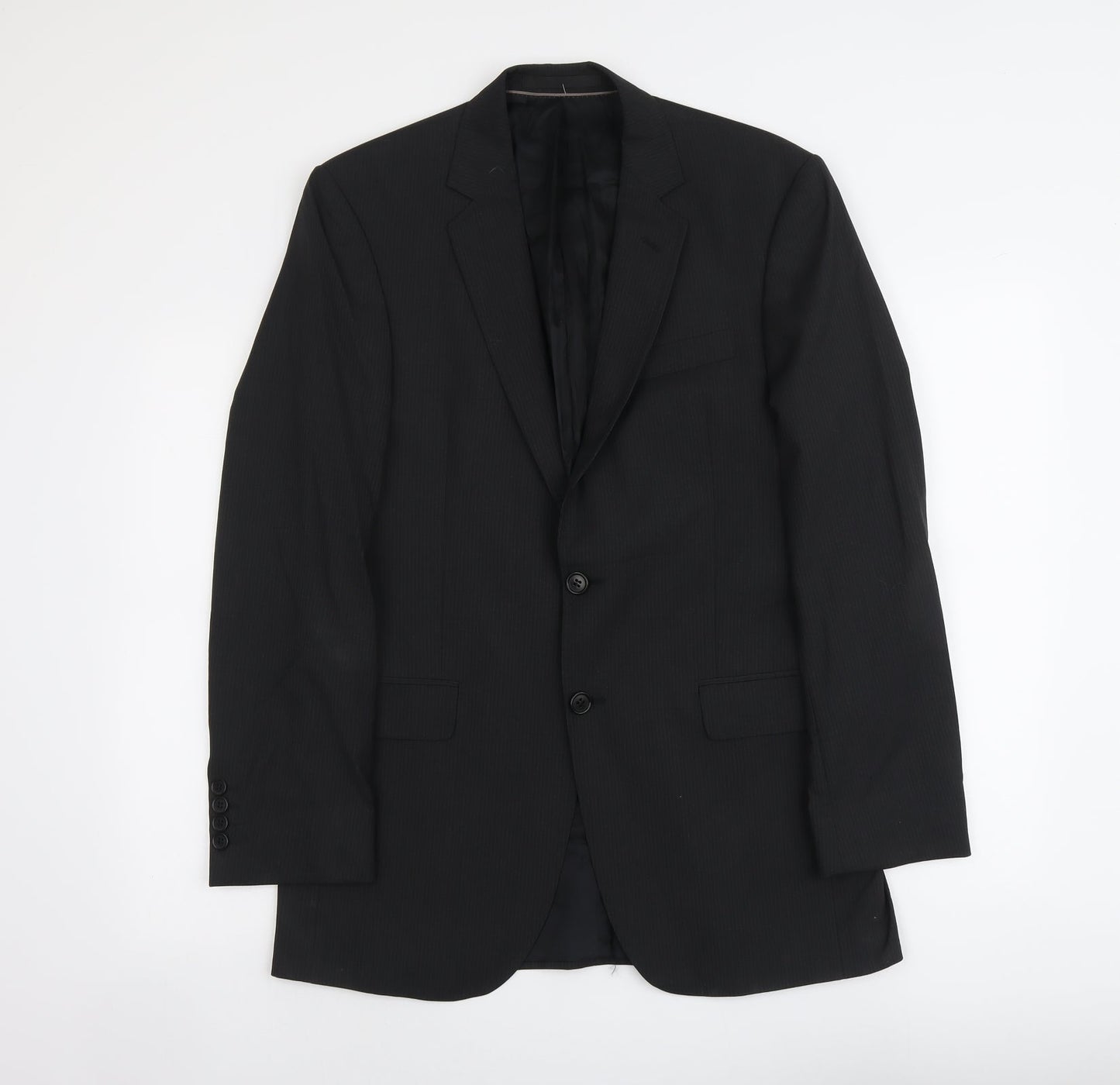 Mens UK Size M Marks and Spencer Regular Black Suit Jacket