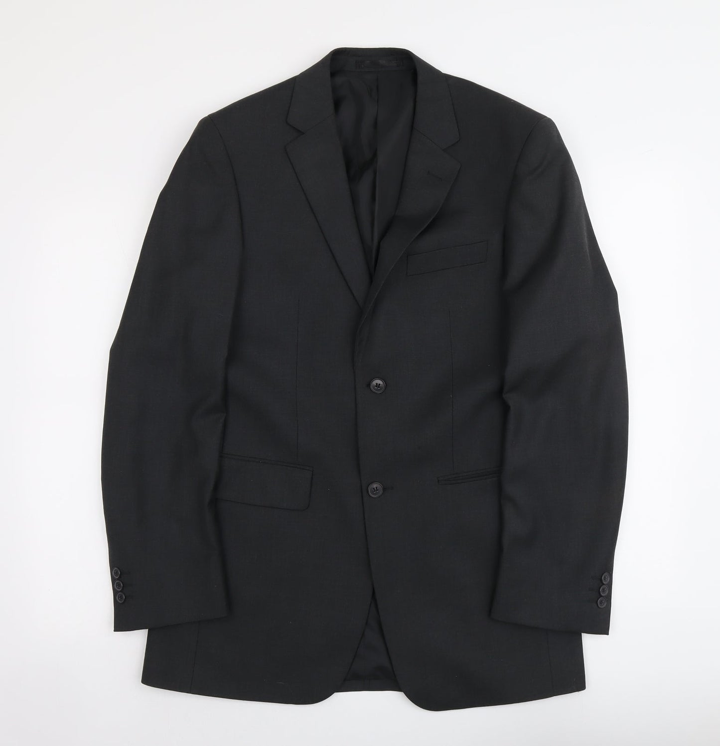 Mens UK Size S Karl Jackson Regular Grey Suit Jacket