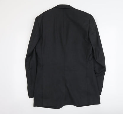 Mens UK Size S Karl Jackson Regular Grey Suit Jacket