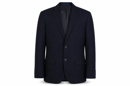 Mens UK Size S B&W Regular Blue Suit Jacket