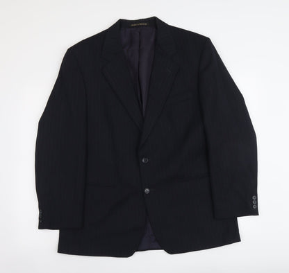 Mens UK Size M Marks and Spencer Regular Blue Suit Jacket