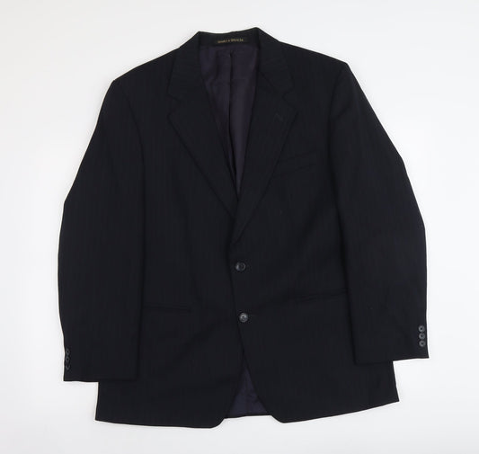 Mens UK Size M Marks and Spencer Regular Blue Suit Jacket