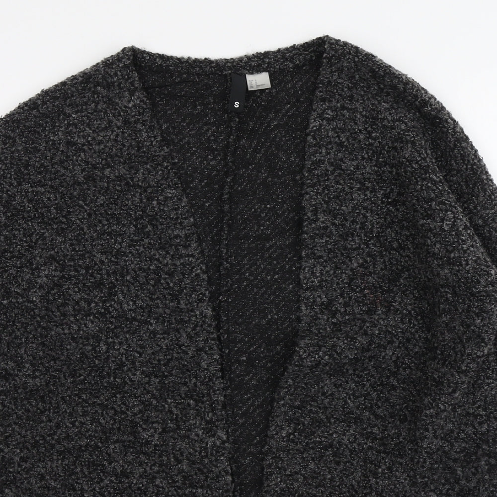 Womens UK Size S H&M Grey Cardigan Jumper