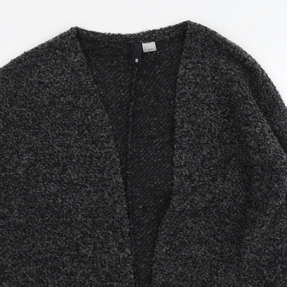 Womens UK Size S H&M Grey Cardigan Jumper
