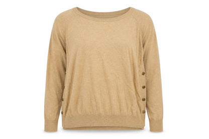 Womens UK Size L Marks and Spencer Beige Pullover Jumper