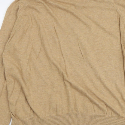 Womens UK Size L Marks and Spencer Beige Pullover Jumper
