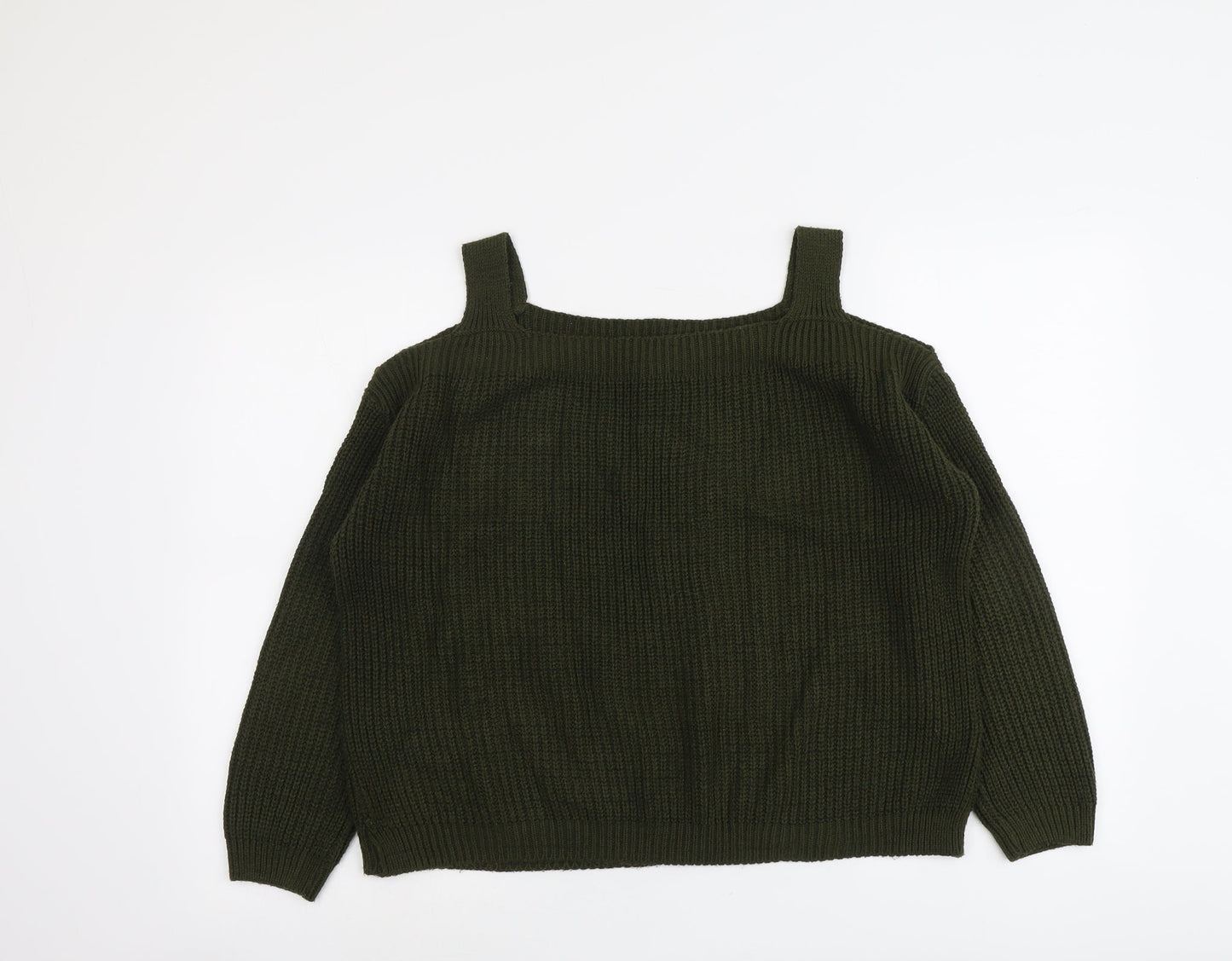 Womens UK Size 10 Dorothy Perkins Green Pullover Jumper