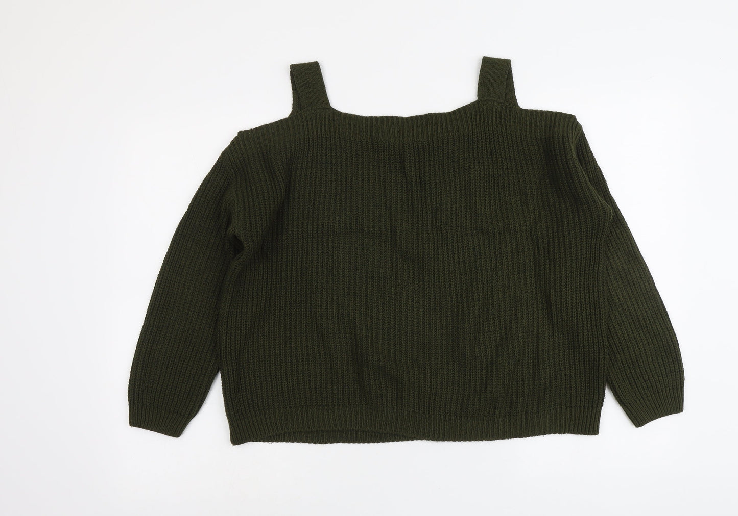 Womens UK Size 10 Dorothy Perkins Green Pullover Jumper