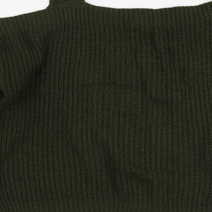 Womens UK Size 10 Dorothy Perkins Green Pullover Jumper