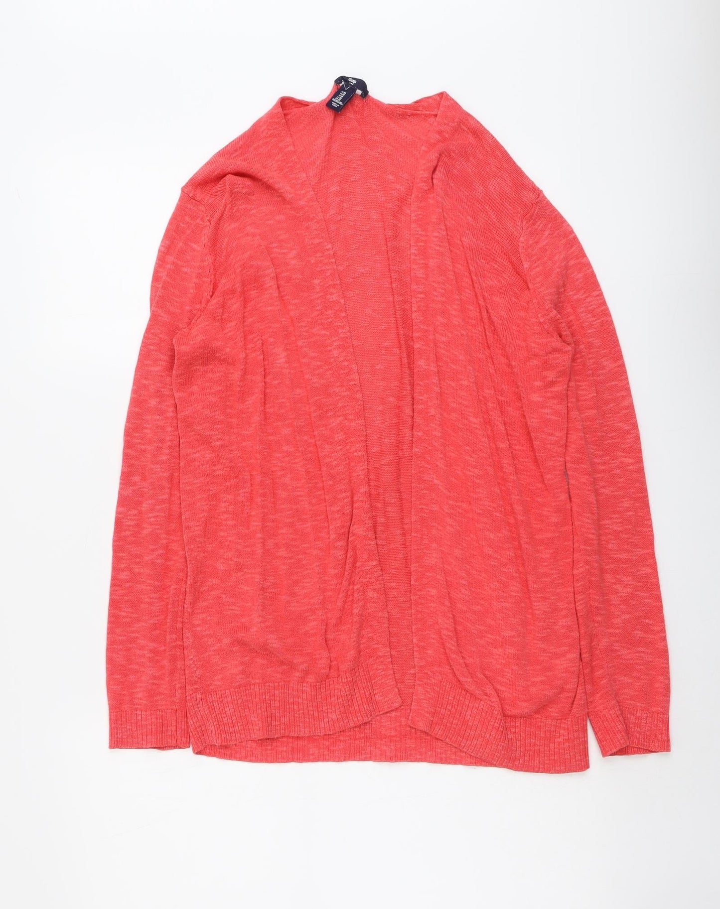 Gap Womens Pink V-Neck Cotton Cardigan Jumper Size M