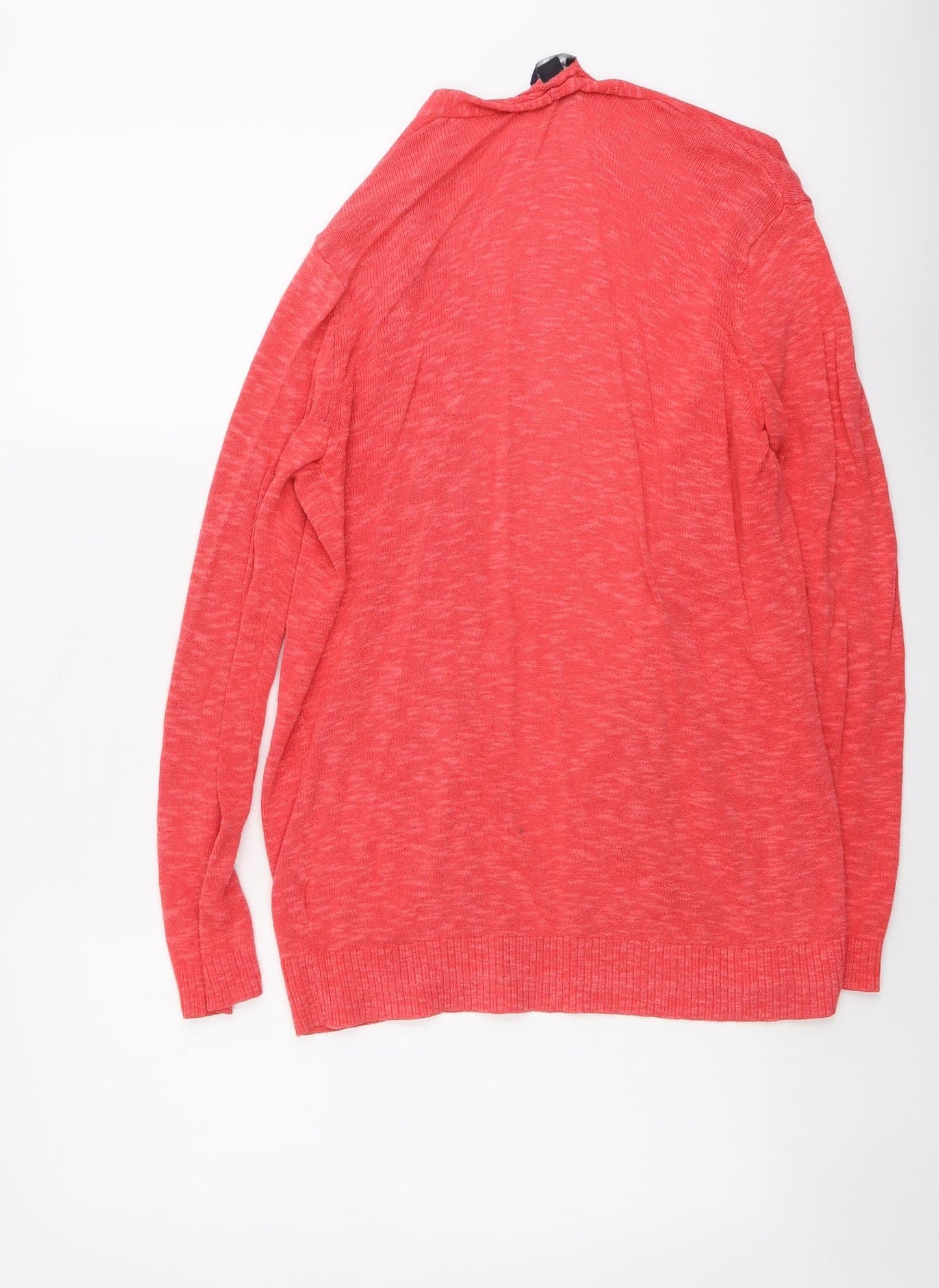 Gap Womens Pink V-Neck Cotton Cardigan Jumper Size M