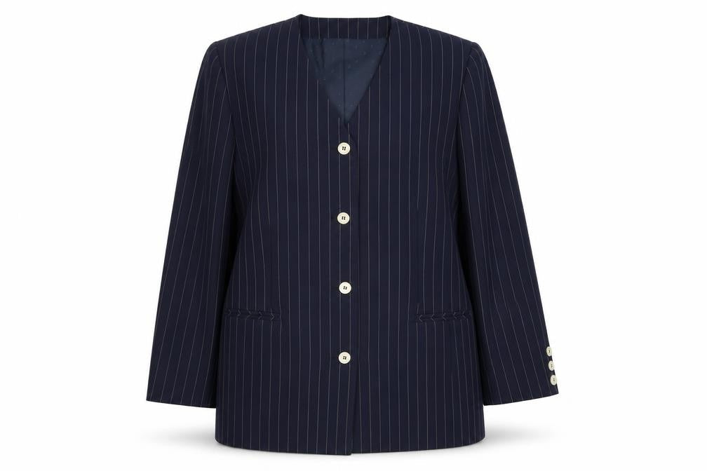 Womens UK Size 14 C&A Regular Blue Suit Jacket