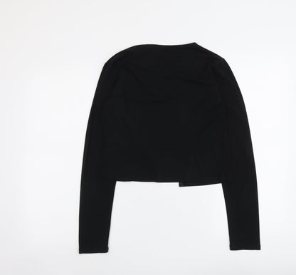 Menchén Tomás Womens Black Jacket Blazer Size 10