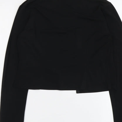 Menchén Tomás Womens Black Jacket Blazer Size 10