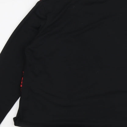 Womens UK Size 14 Chianti Black Basic Blouse