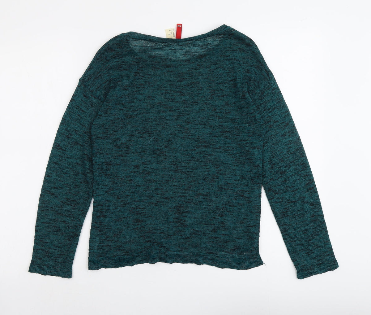 Womens UK Size XS H&M Green Pullover Jumper