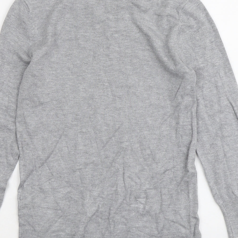 Womens UK Size 6 Warehouse Grey Pullover Jumper