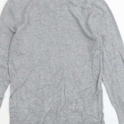 Womens UK Size 6 Warehouse Grey Pullover Jumper
