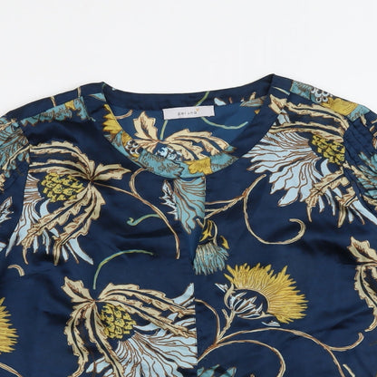 Womens UK Size 10 Per Una Blue Basic Blouse