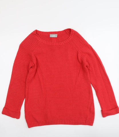 Womens UK Size M Wallis Red Pullover Jumper