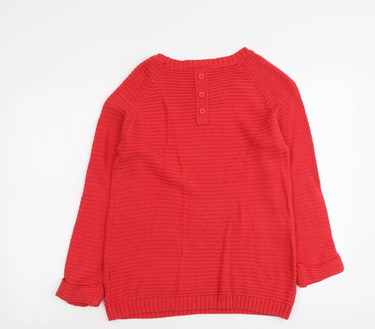 Womens UK Size M Wallis Red Pullover Jumper