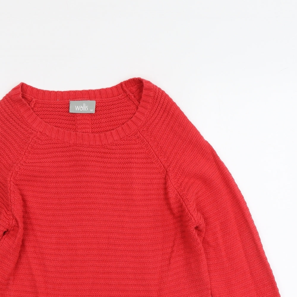 Womens UK Size M Wallis Red Pullover Jumper