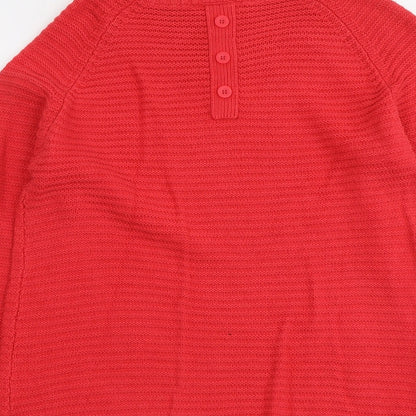 Womens UK Size M Wallis Red Pullover Jumper