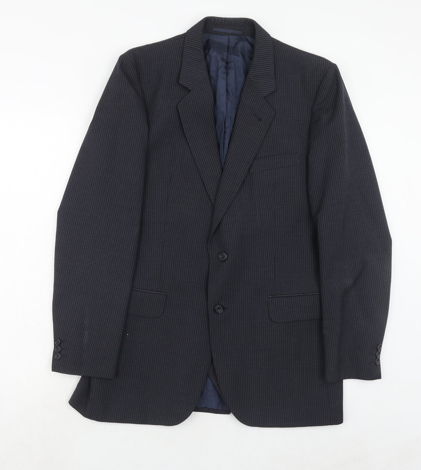 Mens UK Size 40 Debenhams Regular Blue Suit Jacket