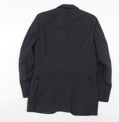 Mens UK Size 40 Debenhams Regular Blue Suit Jacket