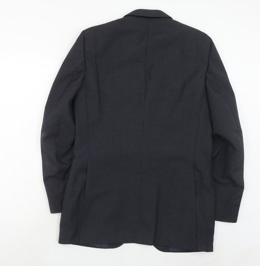 Mens UK Size 40 Debenhams Regular Blue Suit Jacket