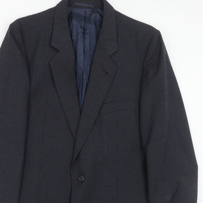 Mens UK Size 40 Debenhams Regular Blue Suit Jacket