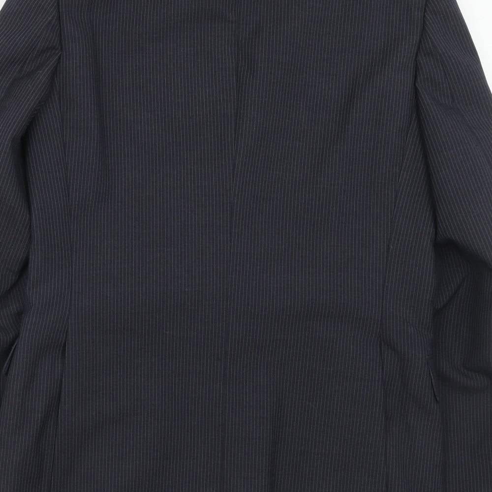 Mens UK Size 40 Debenhams Regular Blue Suit Jacket
