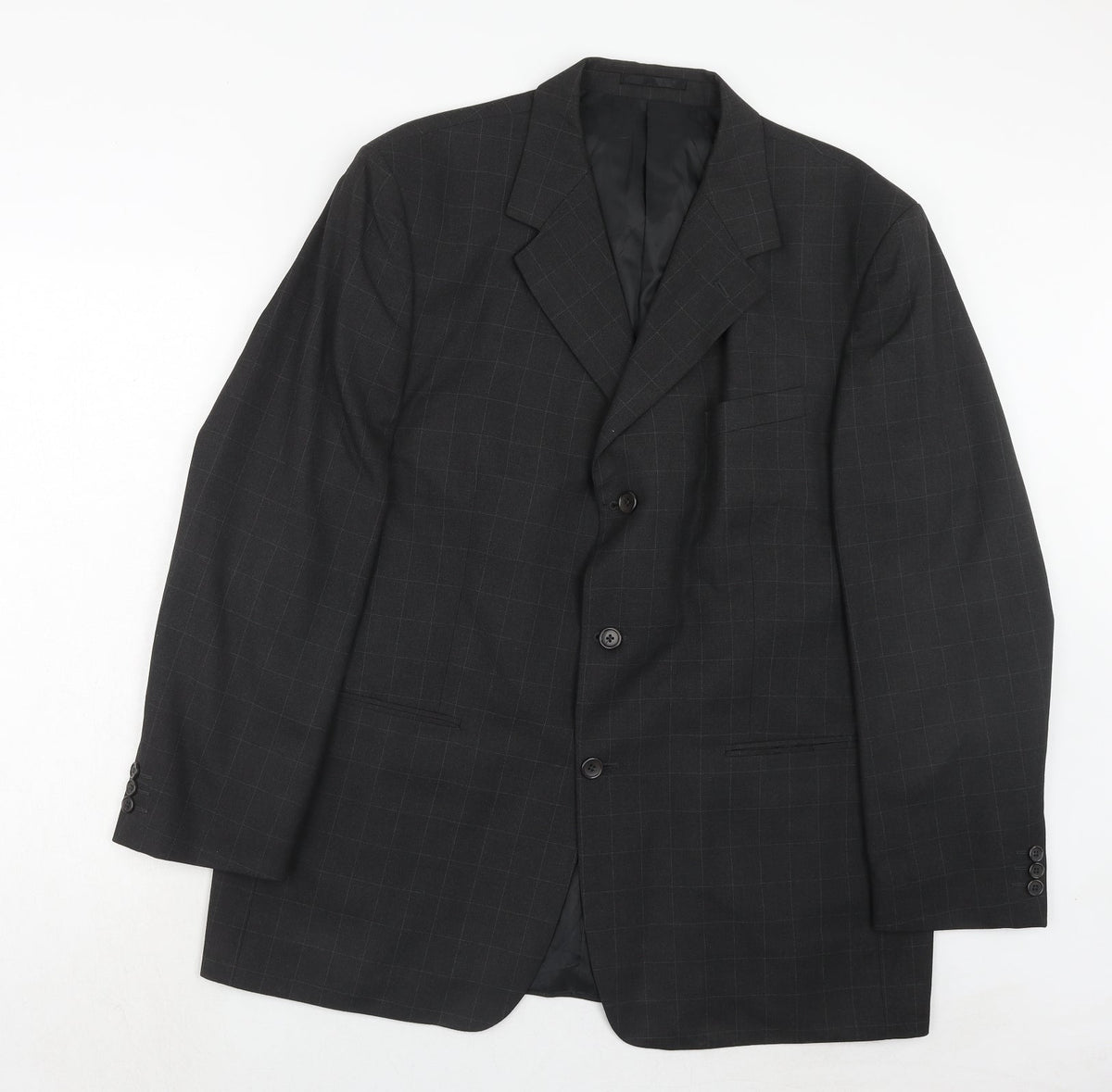 Mens UK Size 46 Zantos Regular Grey Suit Jacket