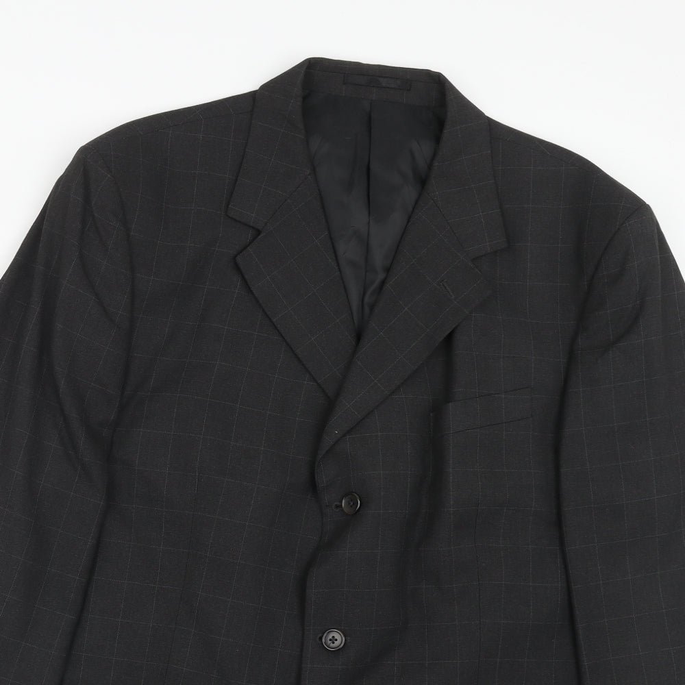 Mens UK Size 46 Zantos Regular Grey Suit Jacket