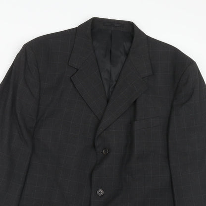 Mens UK Size 46 Zantos Regular Grey Suit Jacket