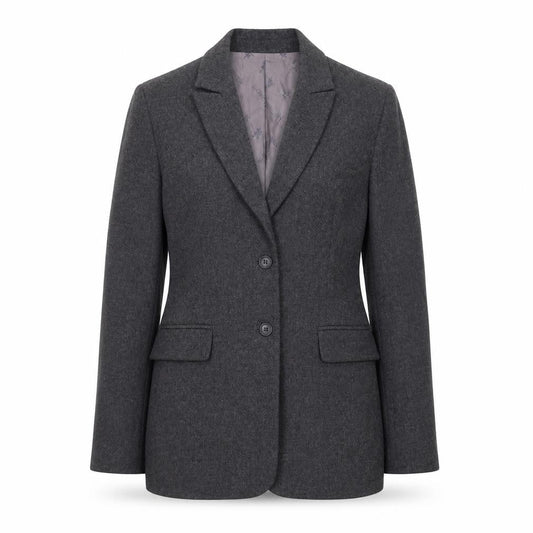 Womens UK Size 12 Oasis Regular Grey Suit Jacket