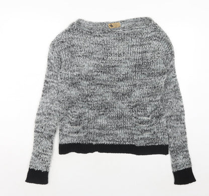 Womens UK Size S Katsumi Grey Pullover Jumper