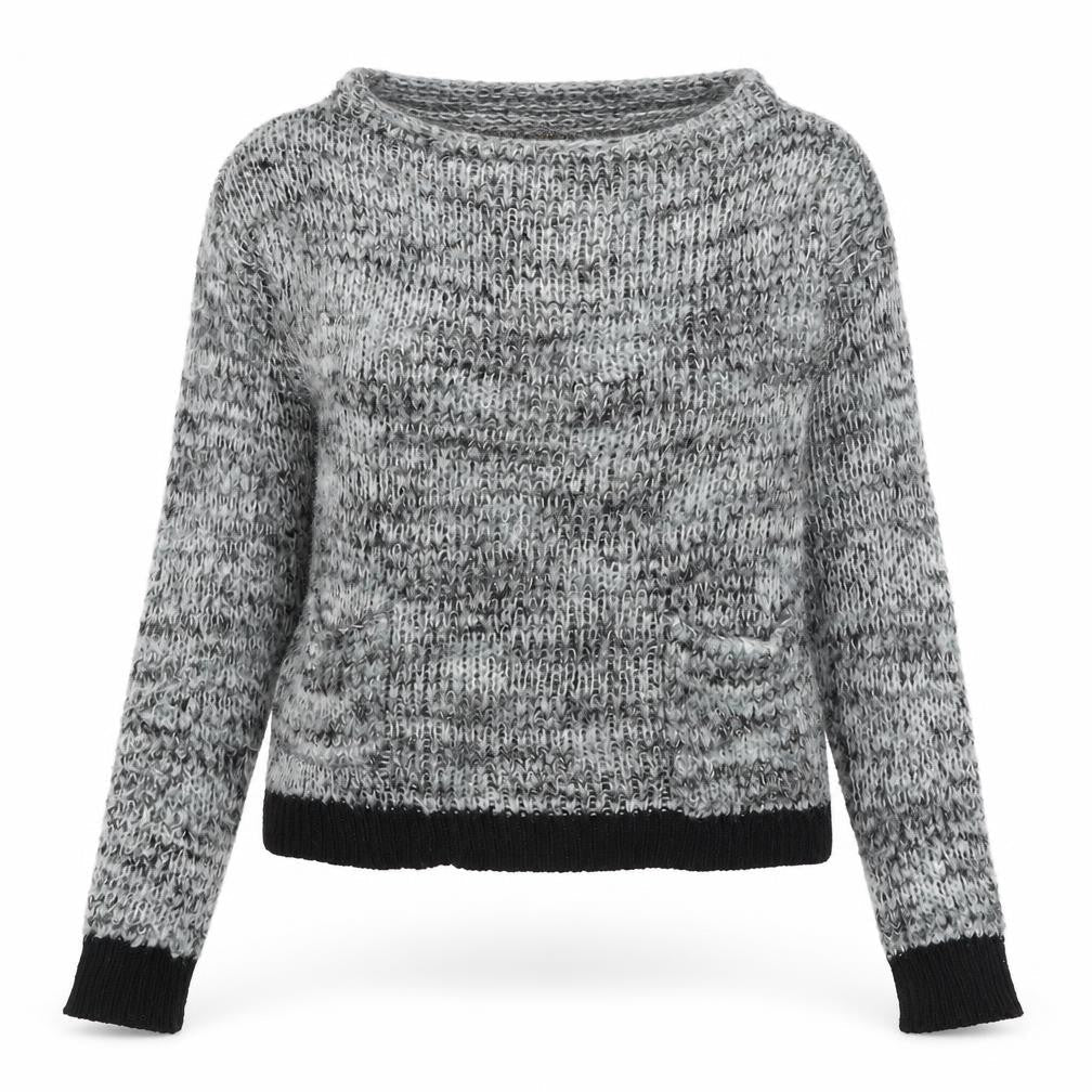 Womens UK Size S Katsumi Grey Pullover Jumper