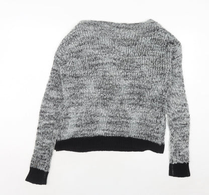 Womens UK Size S Katsumi Grey Pullover Jumper