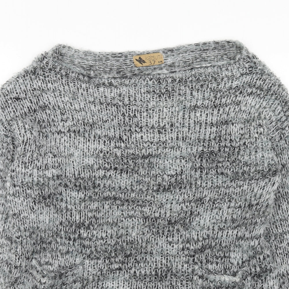 Womens UK Size S Katsumi Grey Pullover Jumper