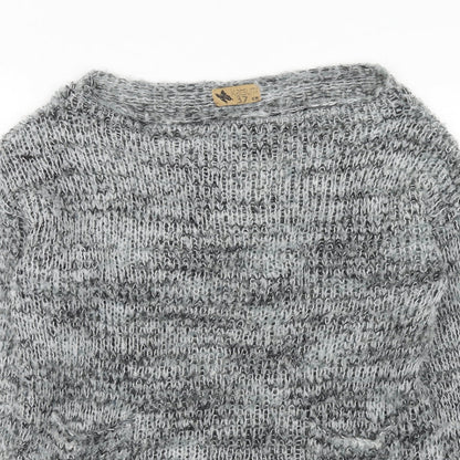 Womens UK Size S Katsumi Grey Pullover Jumper