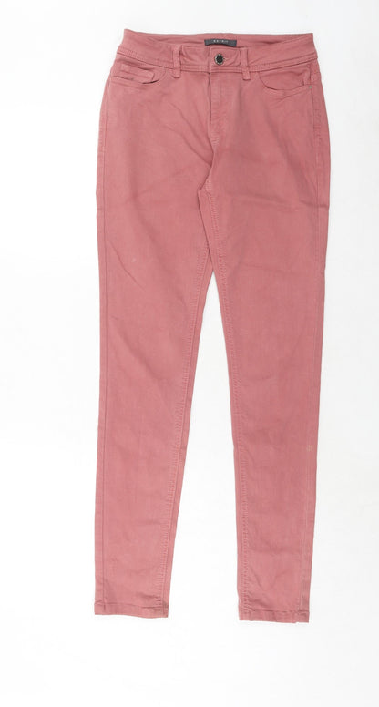 Womens UK Size 10 Esprit Regular Fit Skinny Pink Jeans