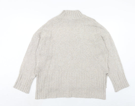 Womens UK Size M New Look Brown Pullover Jumper