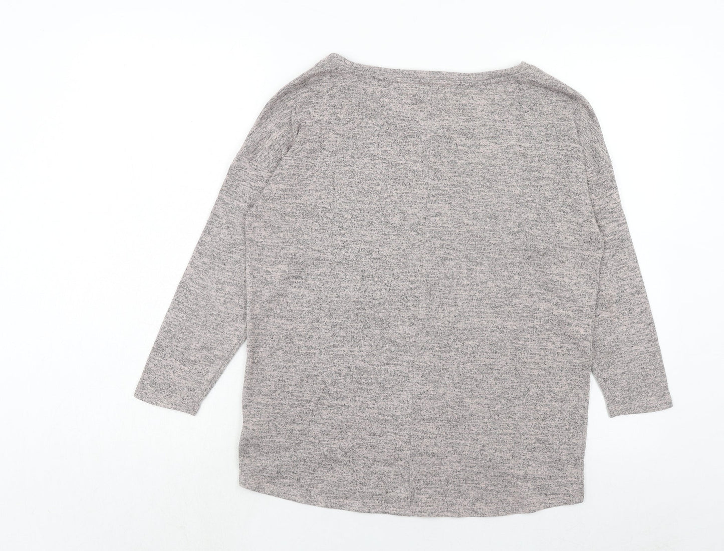 Womens UK Size 10 Warehouse Pink Basic T-Shirt