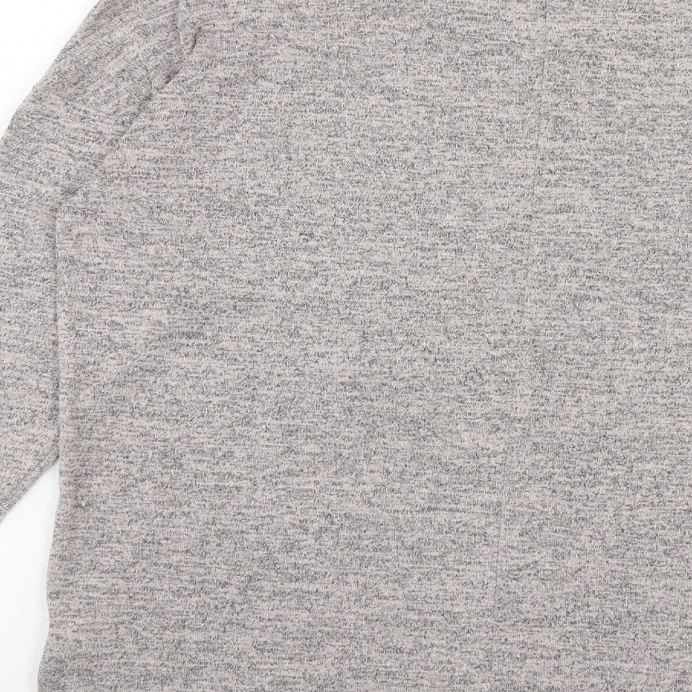 Womens UK Size 10 Warehouse Pink Basic T-Shirt