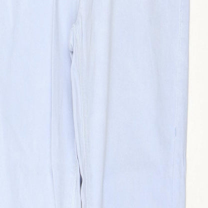 Topshop Womens Blue Cotton Skinny Jeans Size 30 in L32 in Regular Zip