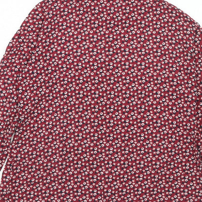 Womens UK Size 10 Gerry Weber Red Basic Button-Up